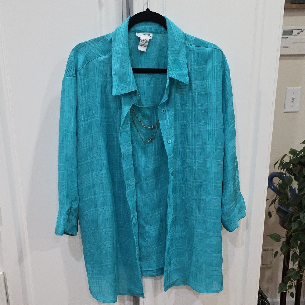 BonWorth Turquoise Blouse